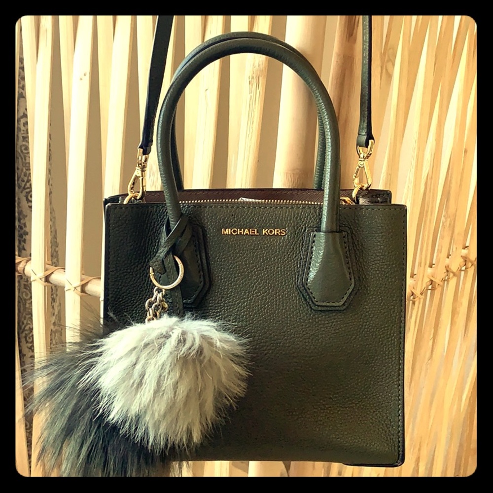 Olive Green Michael Kors Mercer Crossbody